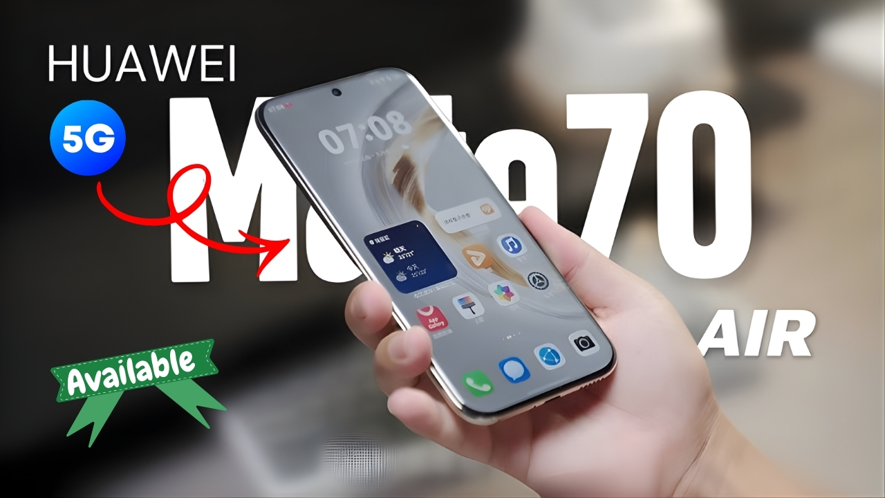 Huawei Mate 70 Air Launched: Ultra Slim Flagship with 50MP Quad Camera and 6500mAh Battery