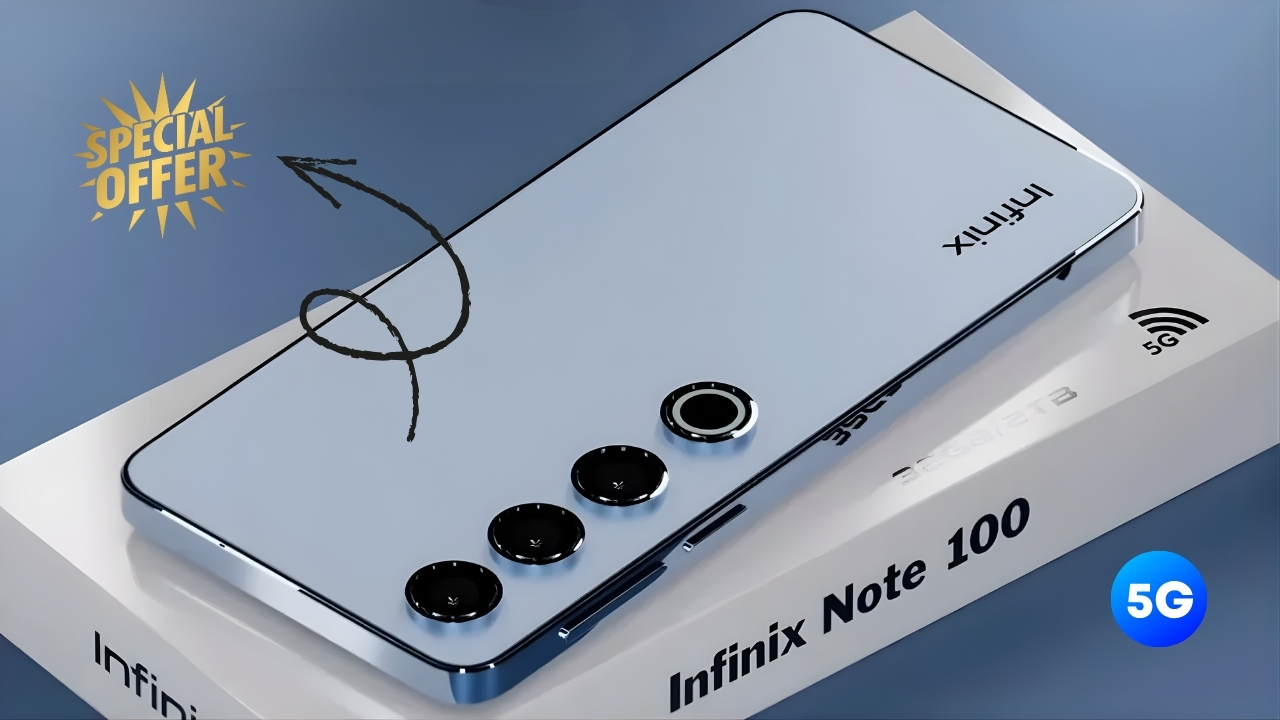 Infinix Note 100 Pro 5G Launched – Snapdragon 988 Massive 7100mAh Battery & 220W Ultra-Fast Charging