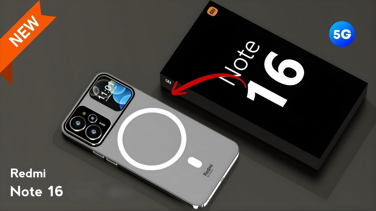 Redmi Note 16 5G Launches: 12GB RAM 8000mAh Battery and 4K Display Power